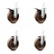 Service Caster 5 Inch High Temp Phenolic 3/4 Inch Square Stem Caster Total Lock Brake SCC, 2PK SCC-SQTTL20S514-PHSHT-34-2-S-2 - alternate 1